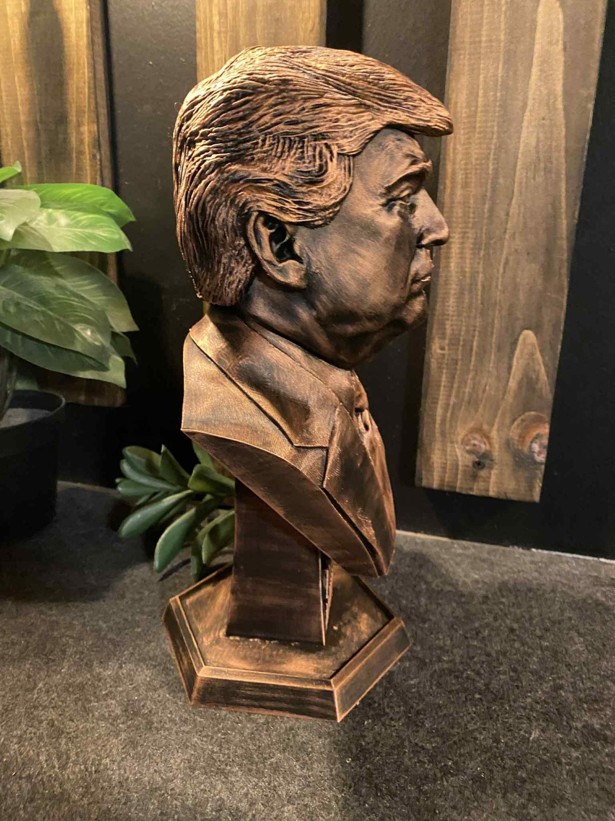 Donald Trump Copper Statue 13 INCHES TALL
