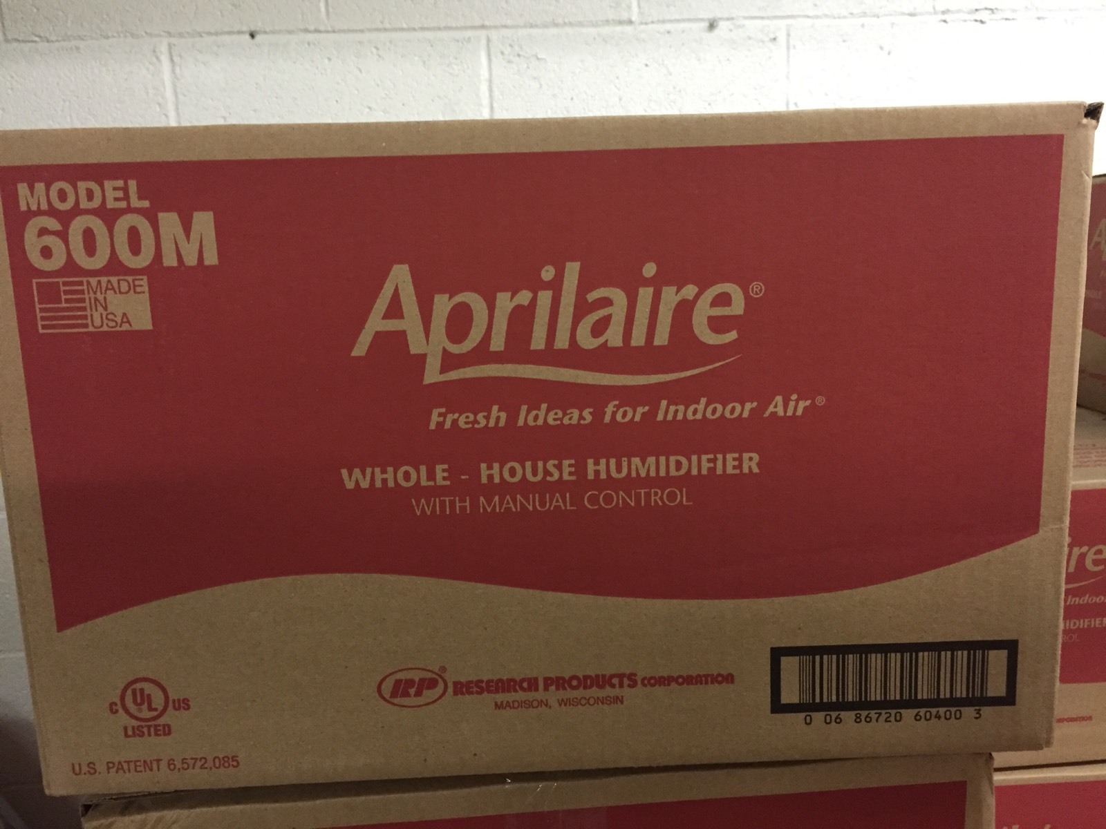 Aprilaire 600M Whole house bypass humidifier - NEW 2023 - Genuine OEM.