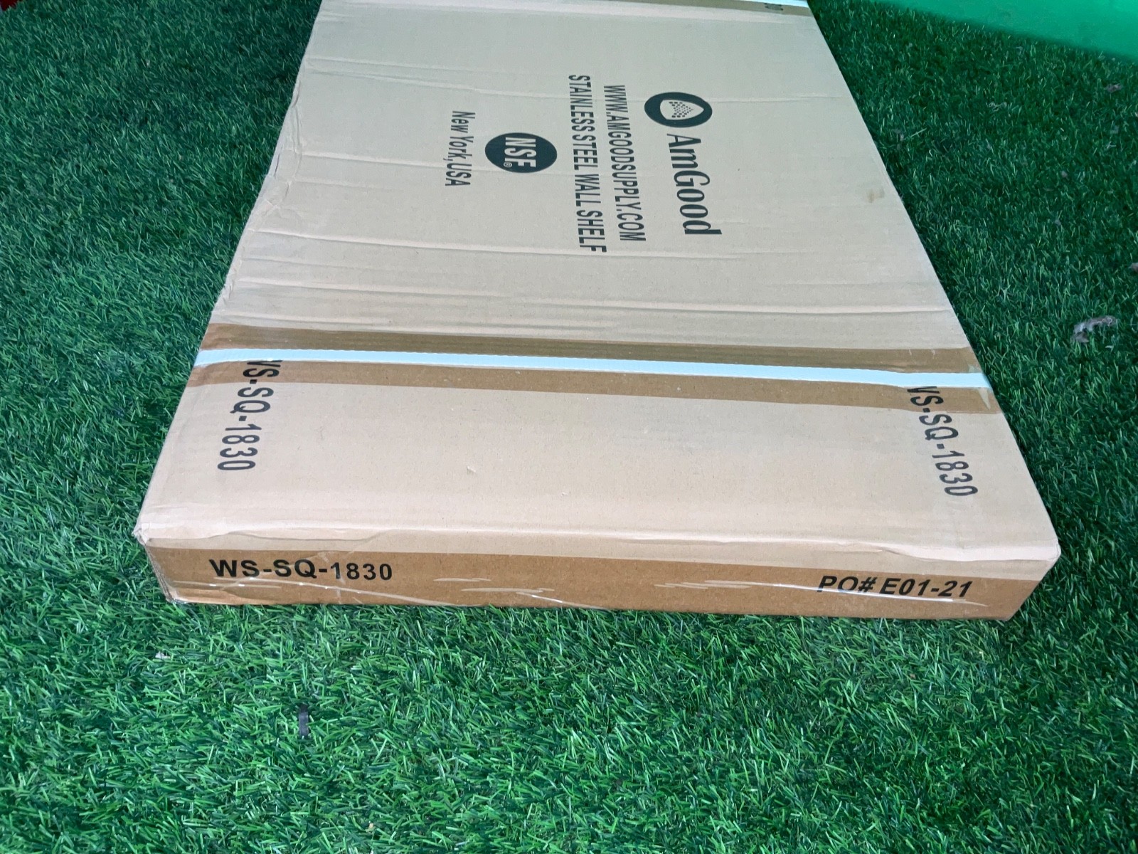 AMGOOD Kitchen 30x18 Wall Shelf Support Bracket 18-Gauge Stainless Steel 1883 7B