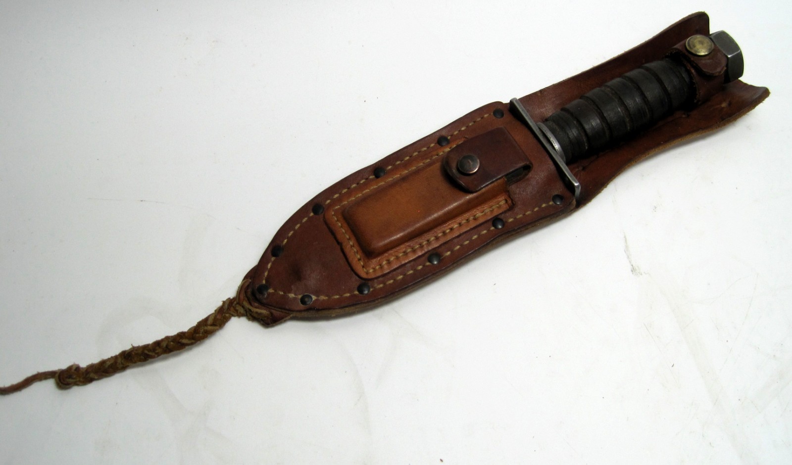 Vintage Pilot Survival Knife Camillus, NY W/Sheath