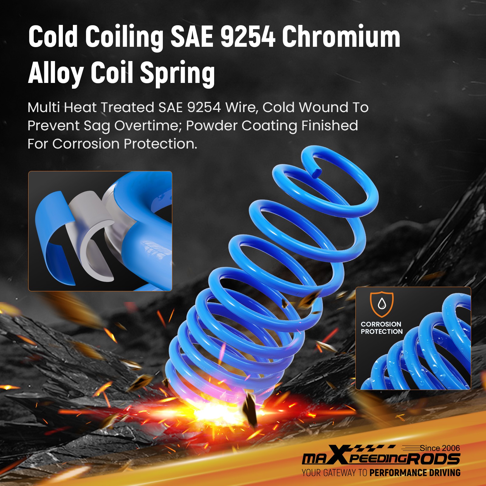 MaXpeedingrods Lowering Springs For Honda Civic FC / FK 2DR / 4DR / 5 DR 16-24