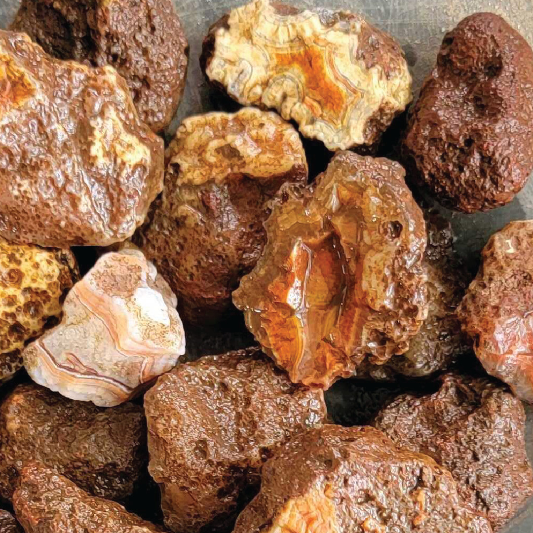 (Baby Malawi) Alimajo Agate Rough  (Price per pound)