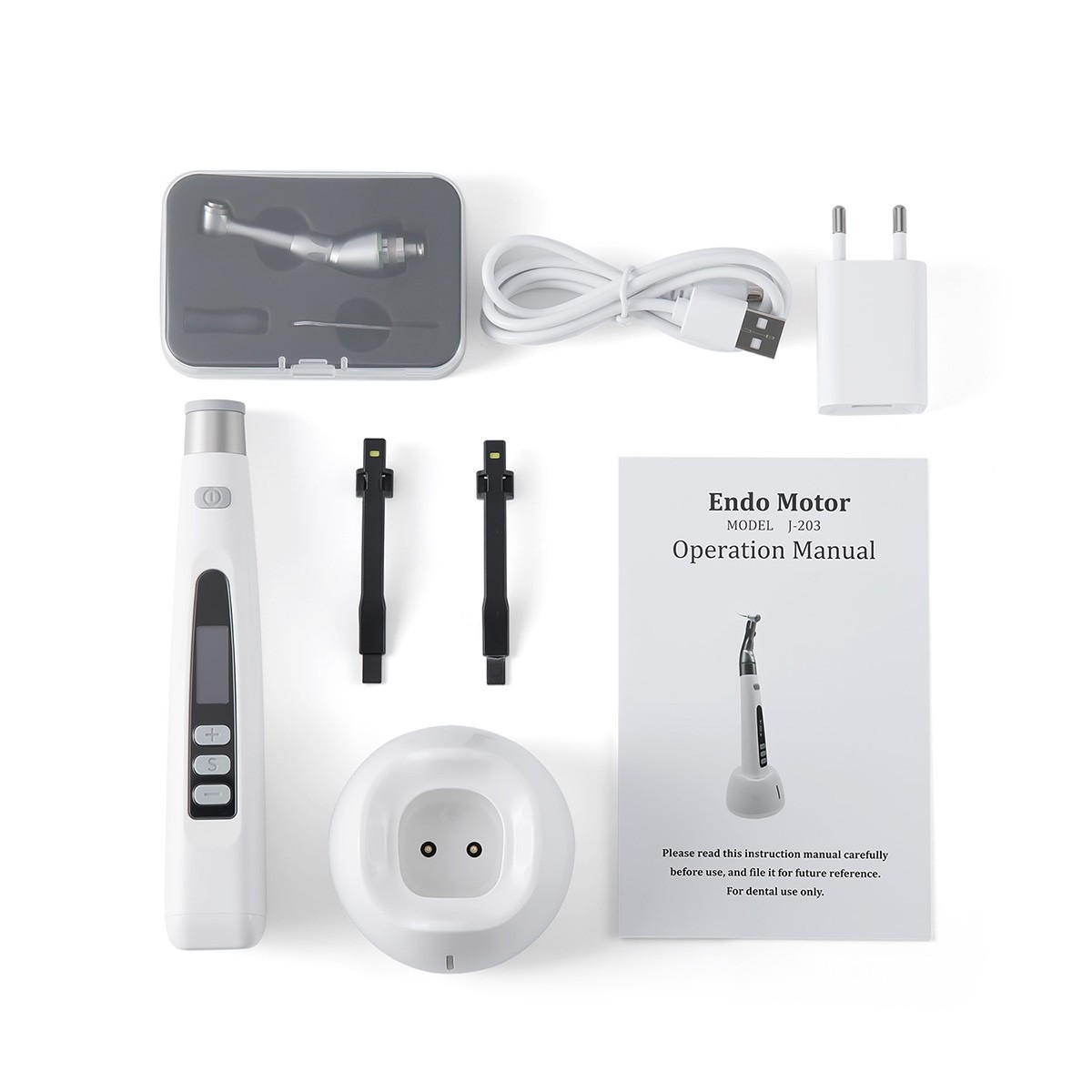 Dental Wireless LED Endo Motor 16:1 Contra Angle Root Canal Treatment Endodontic