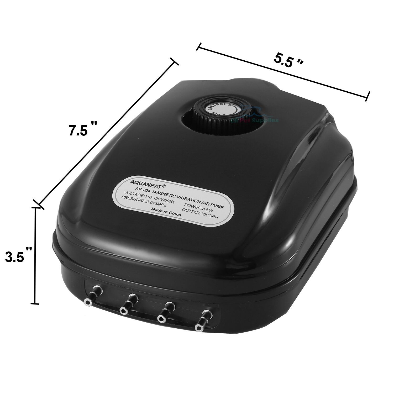 Aquarium Air Pump for 200gal Fish Tank, Powerful Hydroponic Aerator Pump