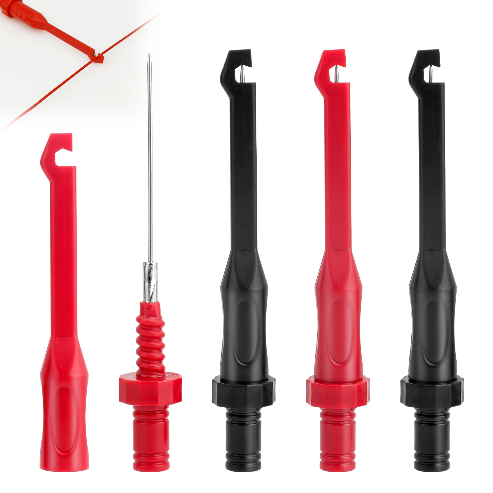 4Pcs Electronic Wire Piercing Probe Clip Tester Tool for Automotive Diagnostic