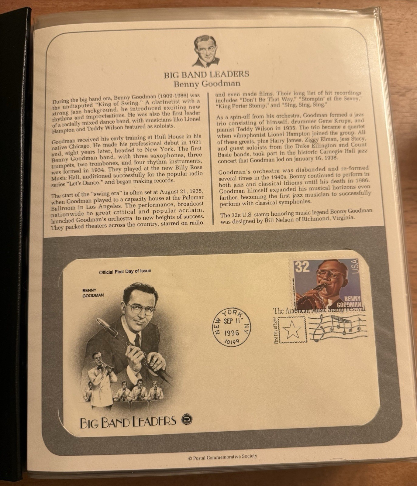 Postal Commemorative Society Binder w/ U.S. First Day Covers 1996-1998 96 Covers