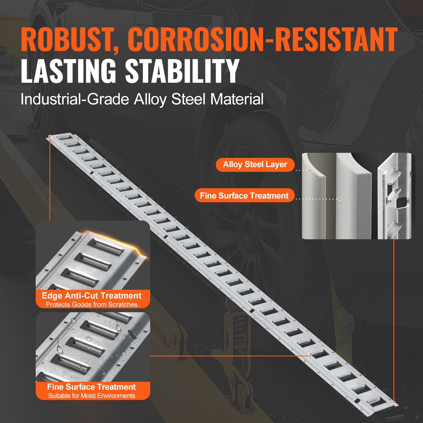 E Track Tie Down Rail Kit 34PCs 5' E Track Rails Enclosed Cargo Trailer