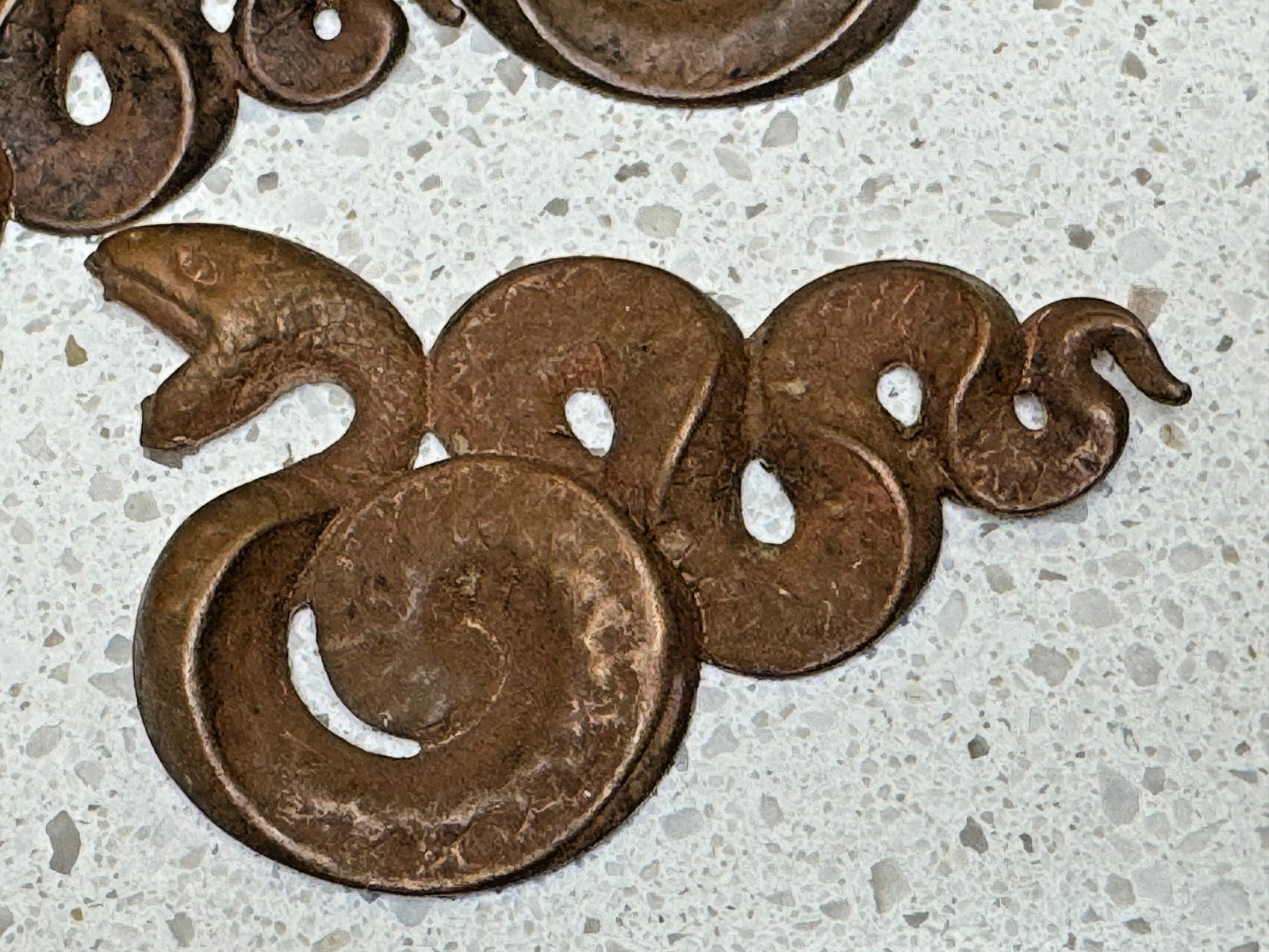 Oya Ayao Yewa Obba Nana Buruku Orisha tools serpent  Lot of 5 Vintage