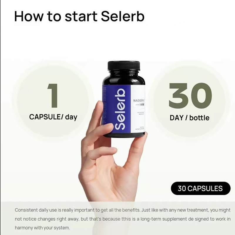 Selerb NAD+ Supplement for Men-With Liposomal-NAD+,CoQ10, L-Carnitine, L-Arginin