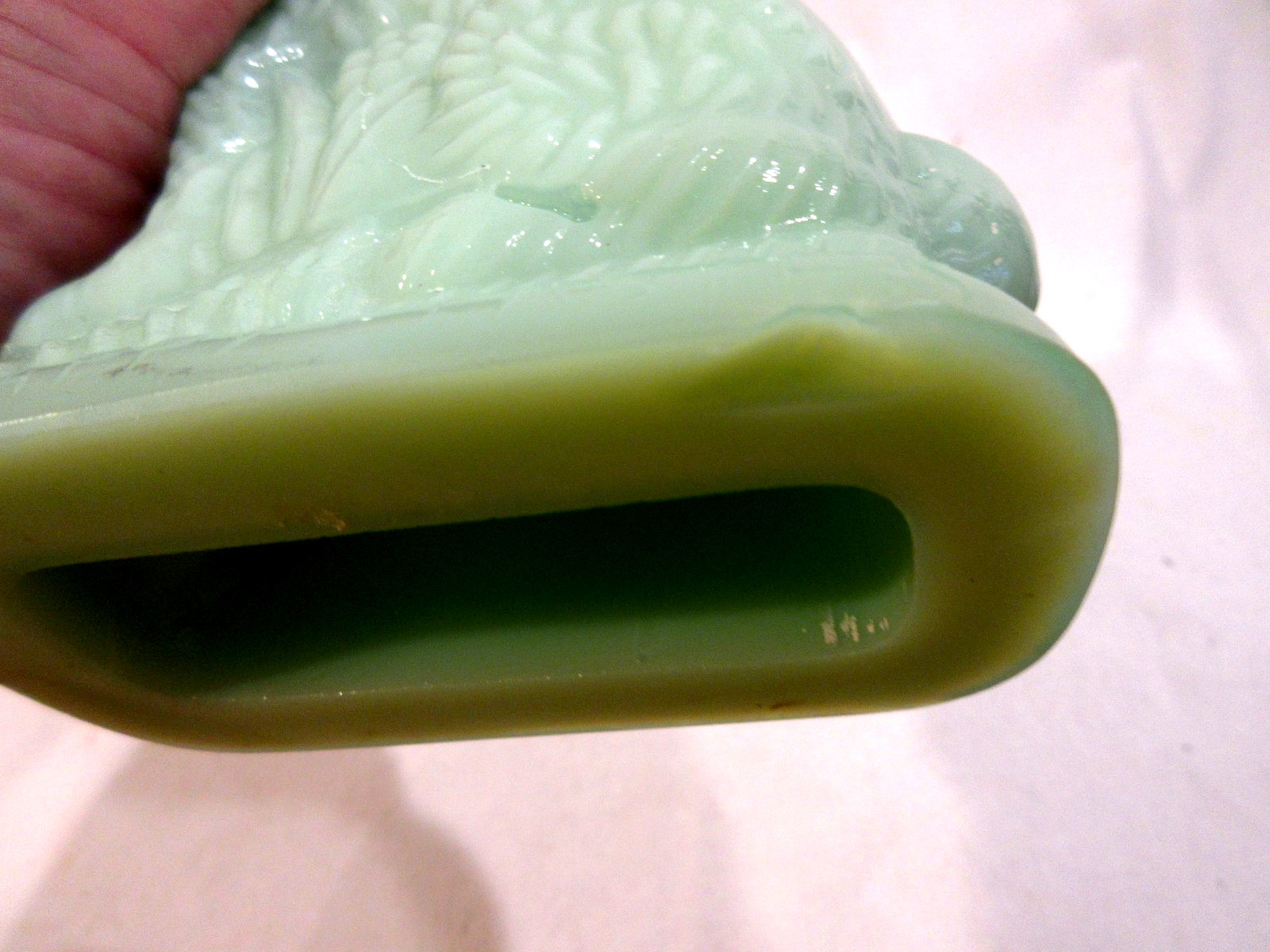 Jadite Milk Glass Easter Bunny Rabbit