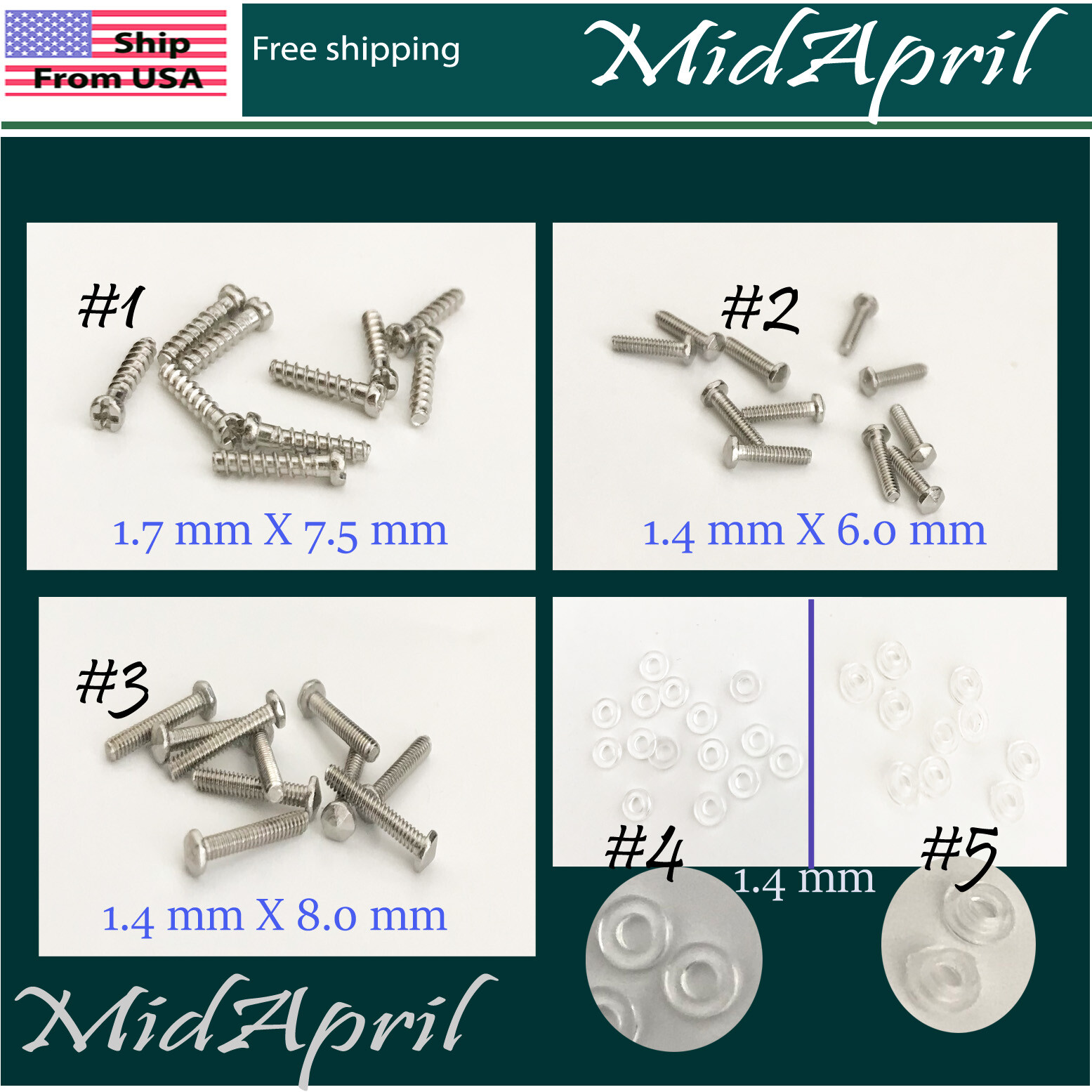 Rimless Eyeglasses for screw eye glasses sleave   screws