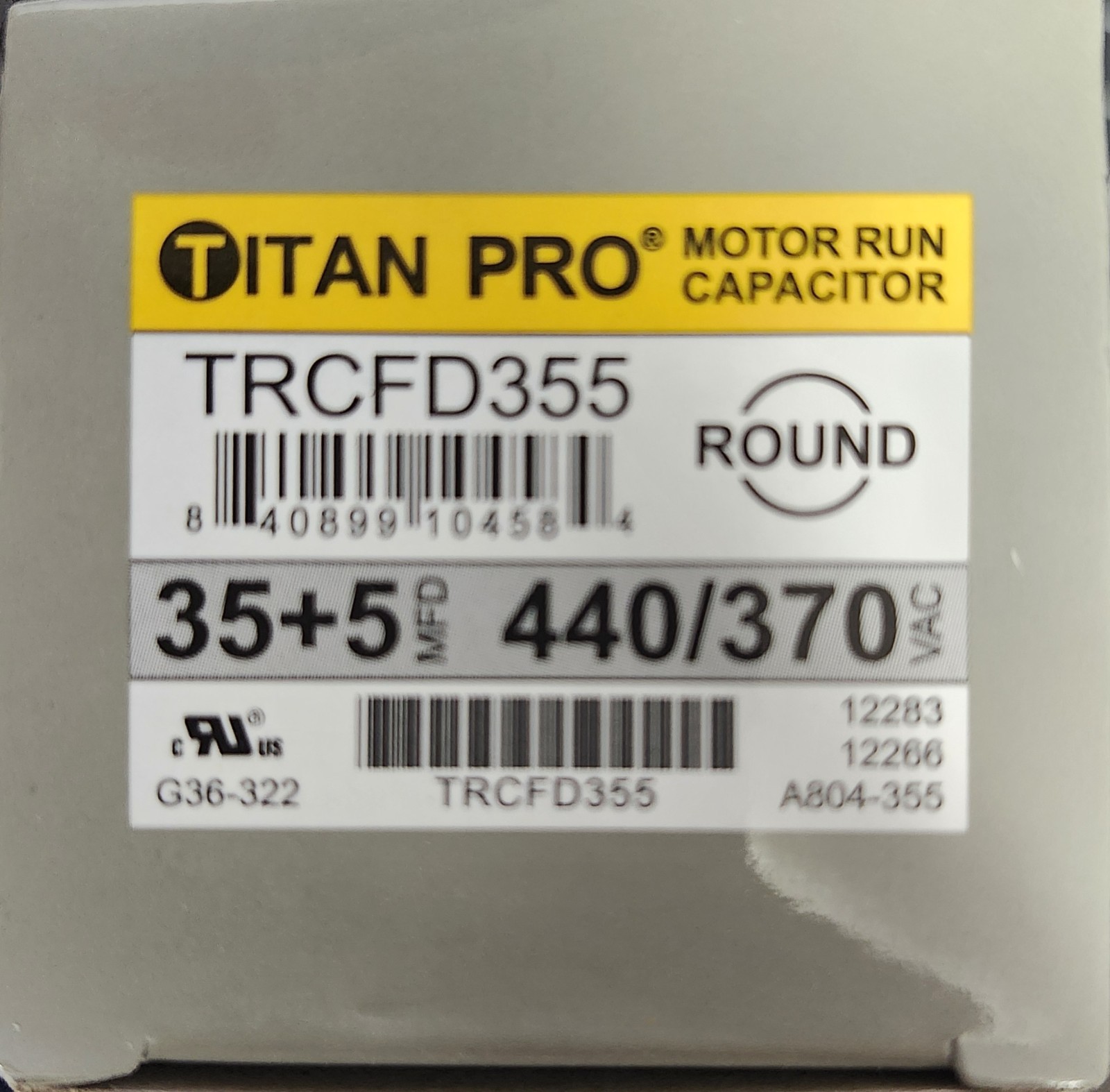 Packard TRCFD355 Dual Run Capacitor