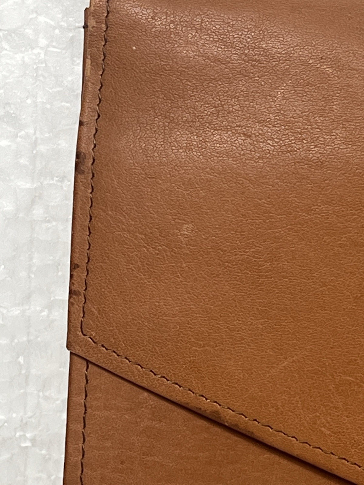 Vintage Amiet Locking Leather Folio Top Grain Cowhide