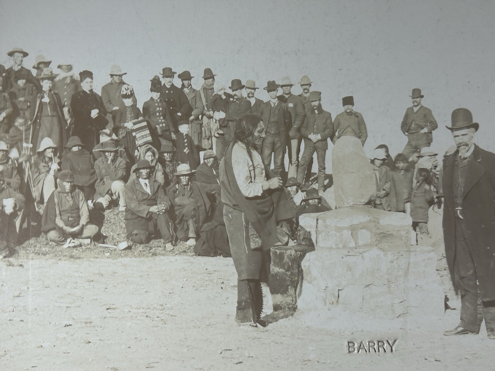 Extraordinary 1886 Photograph of Sitting Bull with His Killer at Standing Rock