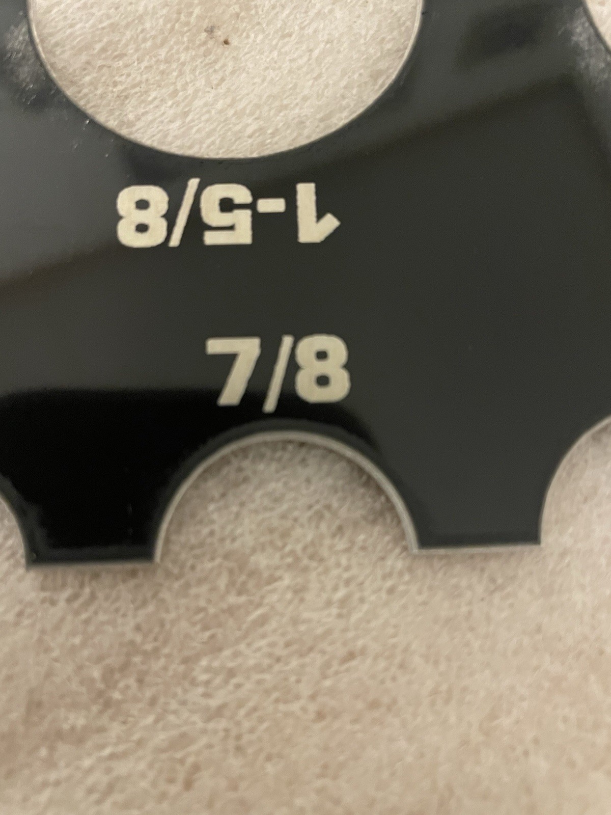 Round Tubing Diameter Gauge - 1/2" up to 1-3/4" - IMCA NHRA Brand New