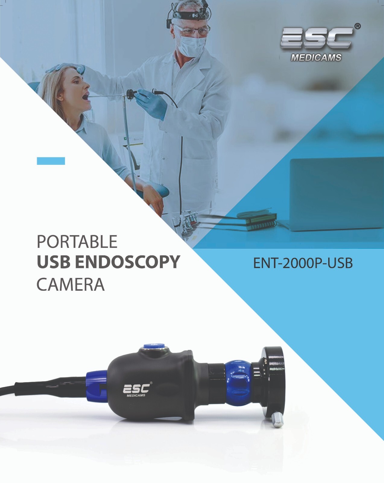 Endoscopy camera HD Portable USB Rigid Endoscope Storz ENT Medical 1.2MP Windows
