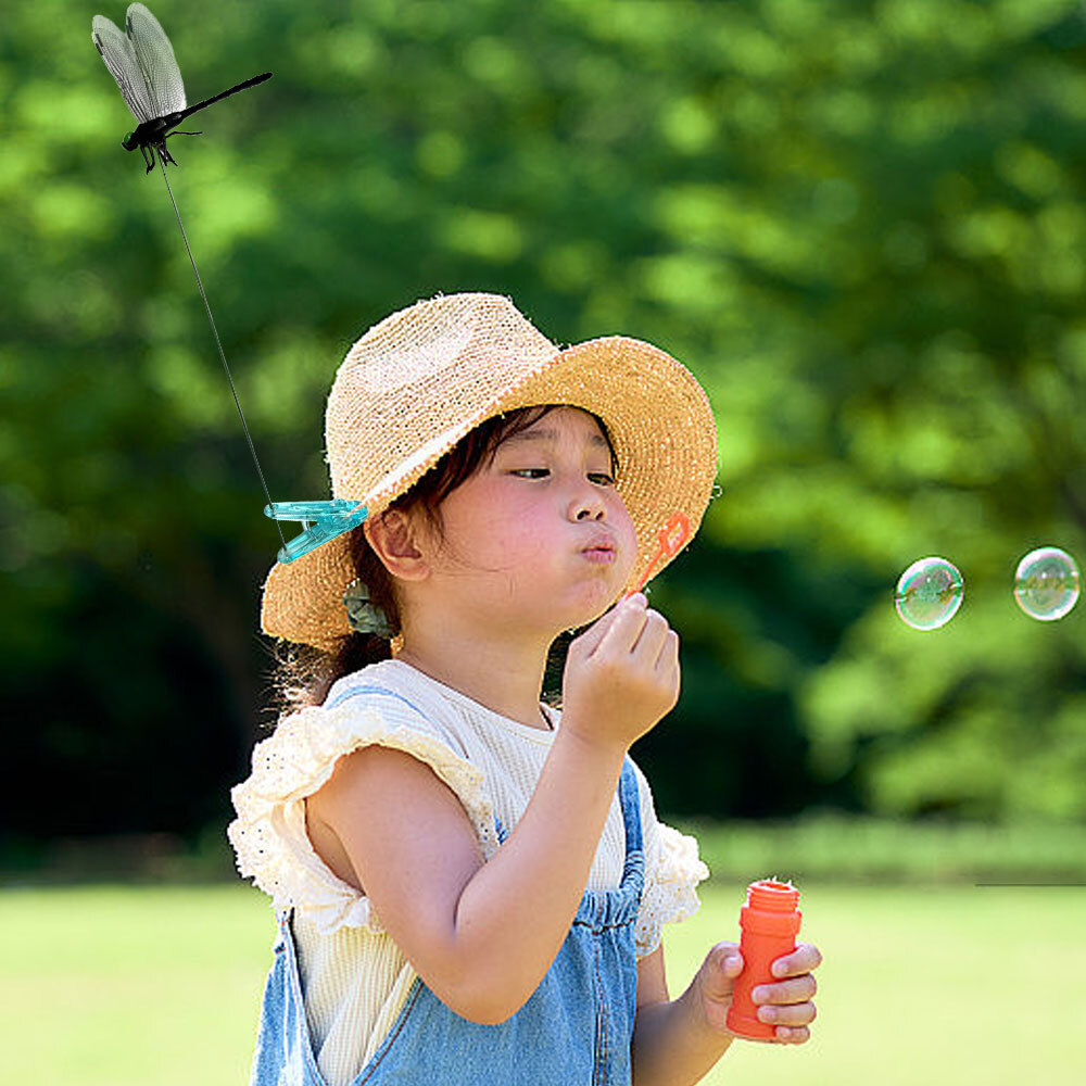 Dragonfly Hat Clip Realistic Dragonfly Clip Bug Repellent Dragonfly Hat Clip JQ