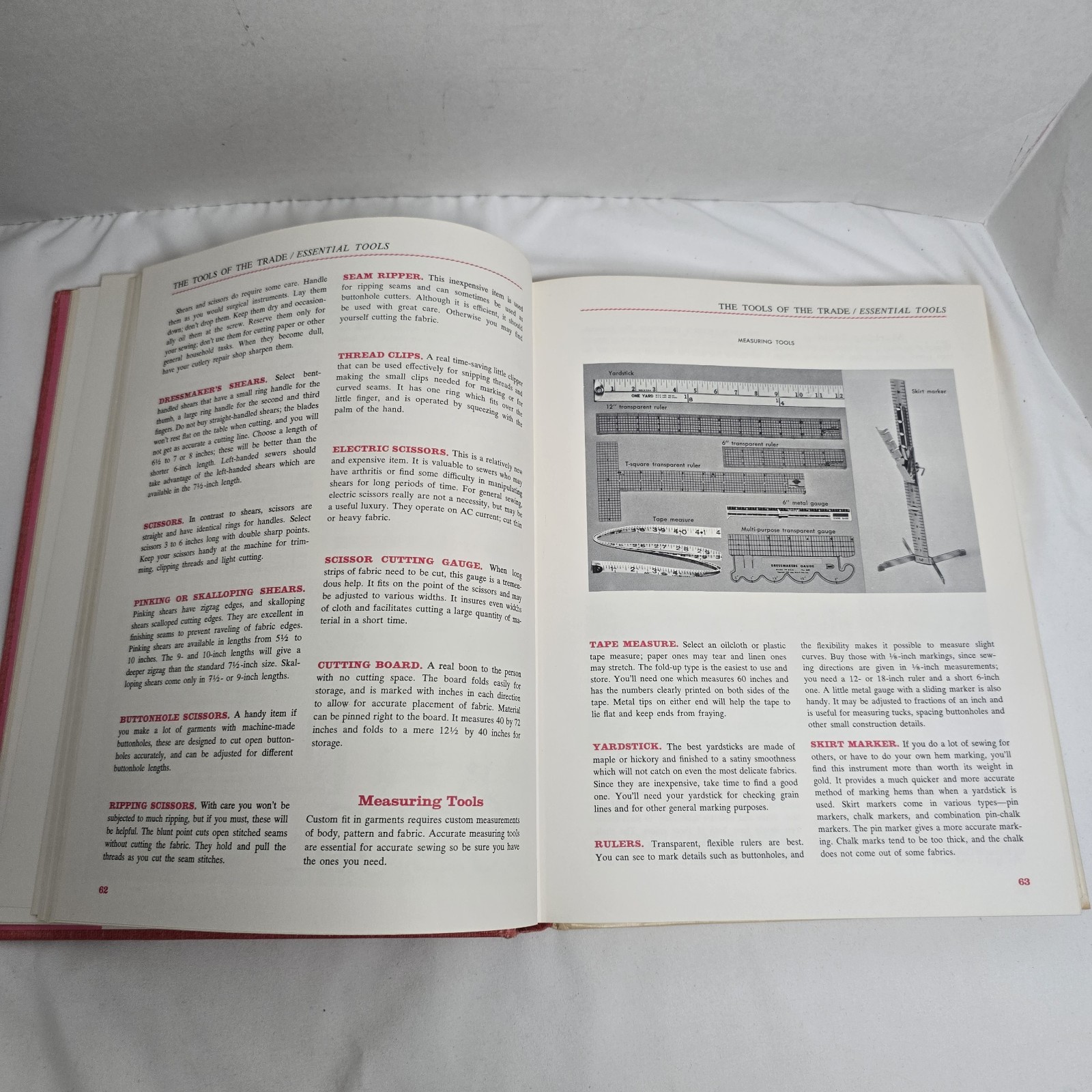 McCall's Sewing Book Random House Vintage Book 1968 5th Print VTG Illus DIY HCDJ