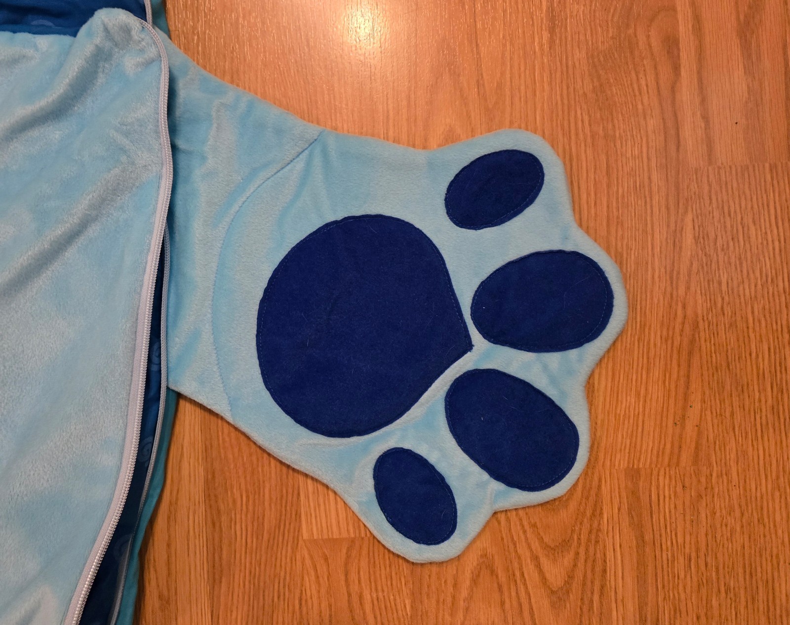 Blue's Clues Nick Jr. Sleeping Slumber Bag Plush Pillow Rare Excellent Condition