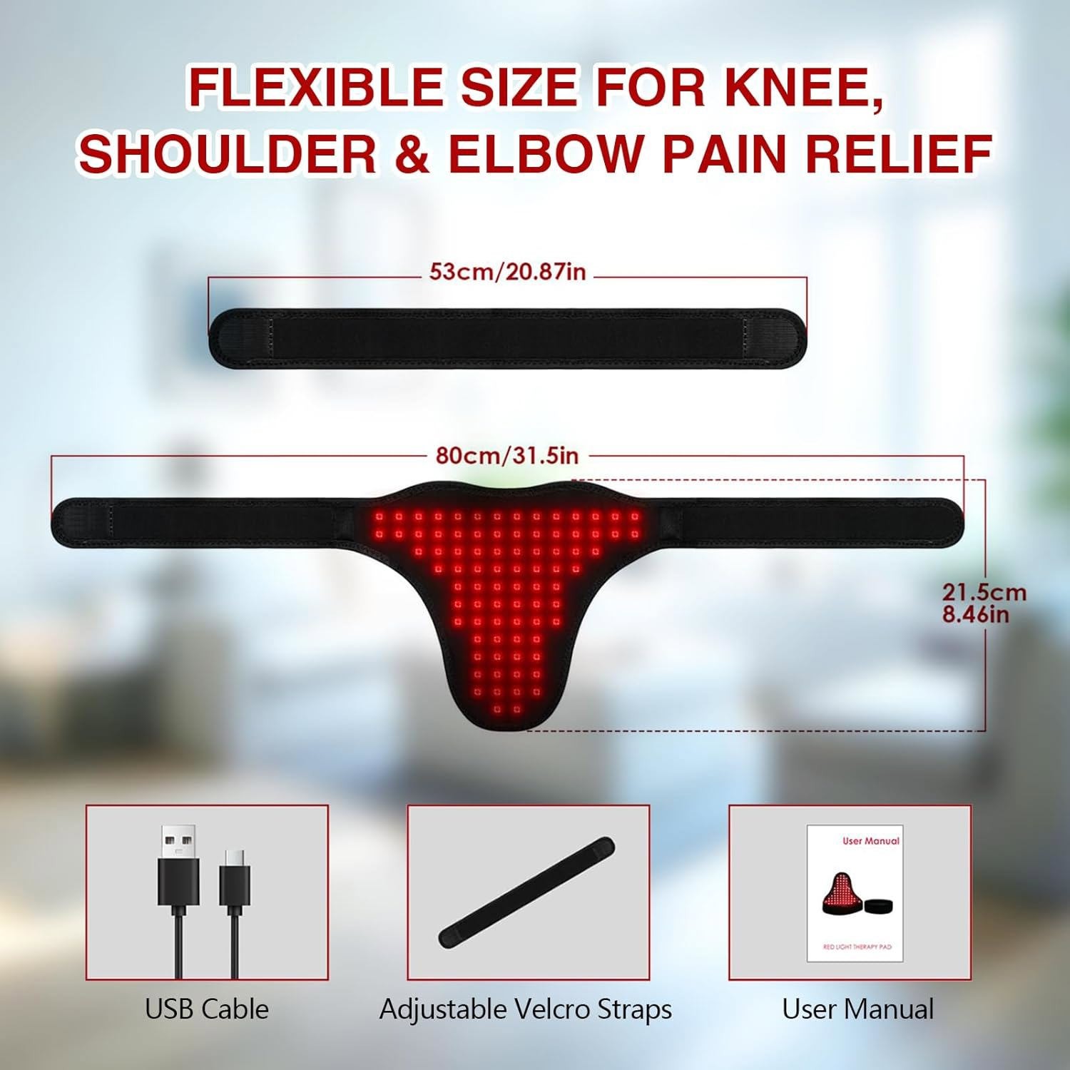Red Light therapy Prostate Treatment Wearable Men Urinary Infection Health