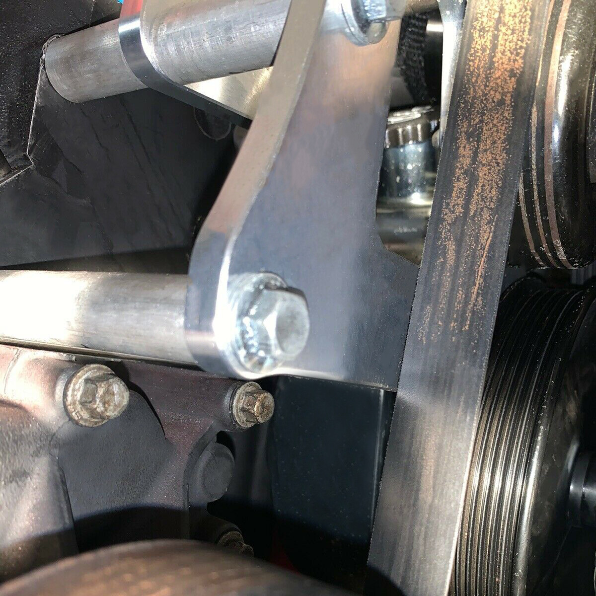 Serpentine Bracket Alternator Power Steering Pump Swap Conversion For LS Engines