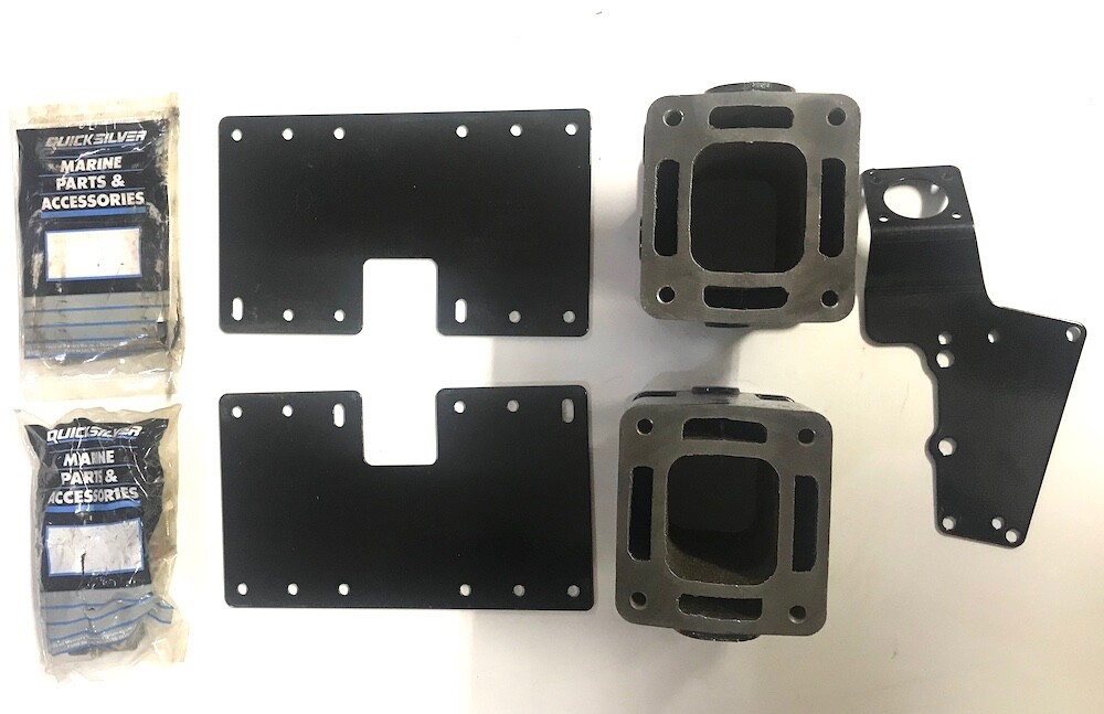 93322A-6, Mercury Marine Mercruiser Quicksilver 6" Riser Kit