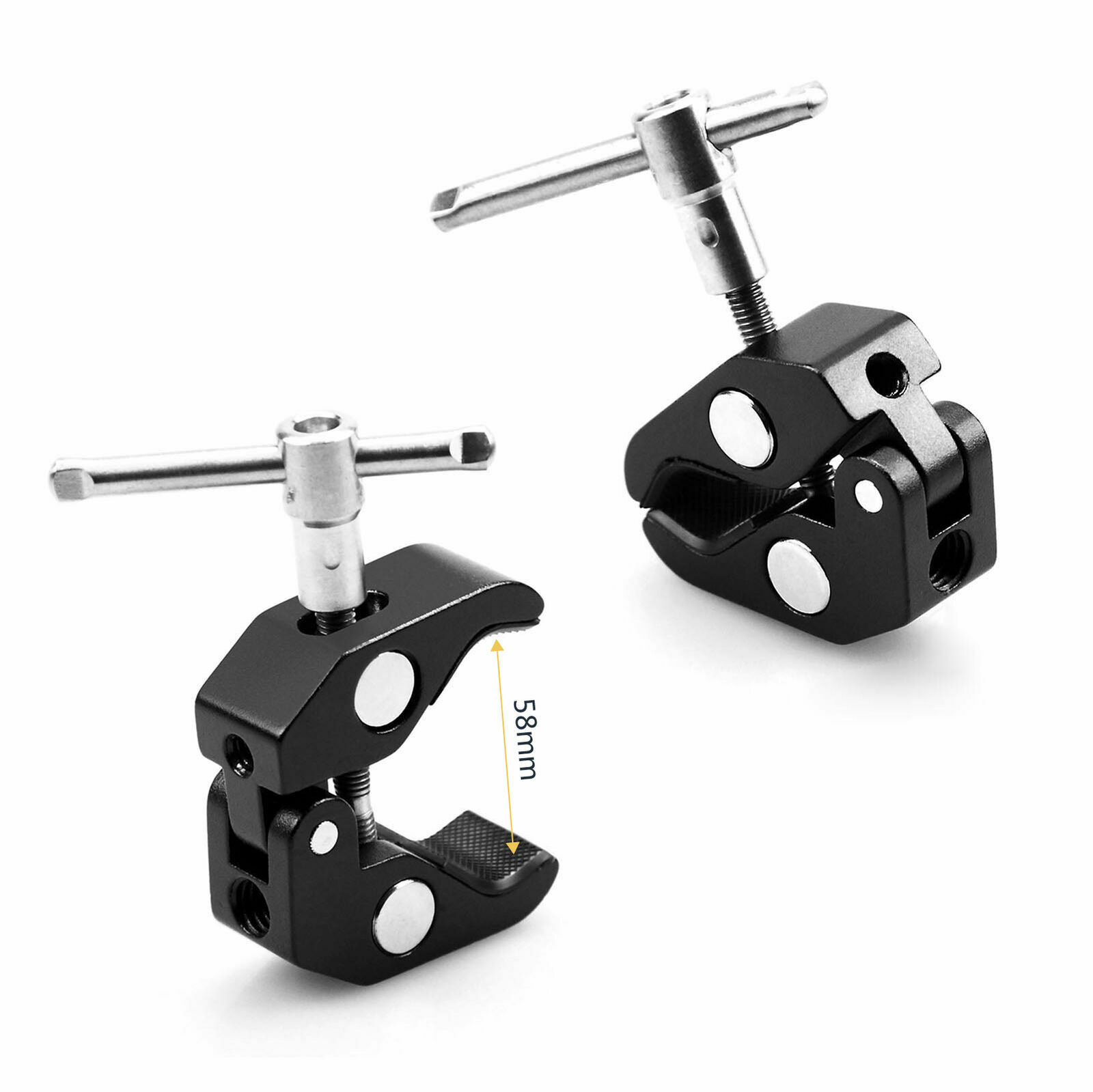 SmallRig Super Clamp(2 Pack) Magic Arm Clamp for DJI Ronin Camera Monitor 2058