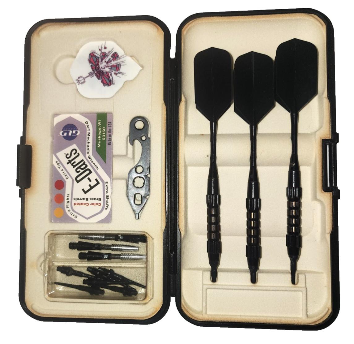 Viper E-Darts with Storage Case Accessories separate tips and fins gift kit play