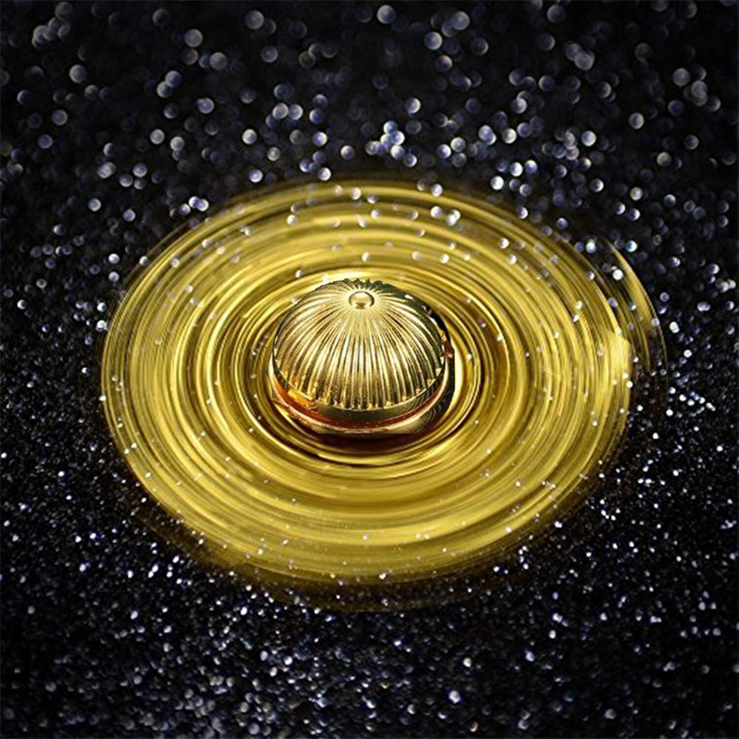 Gold Fidget Spinner Magic Orb Anxiety Toys Stress Relief Reducer Spin Fidgets...
