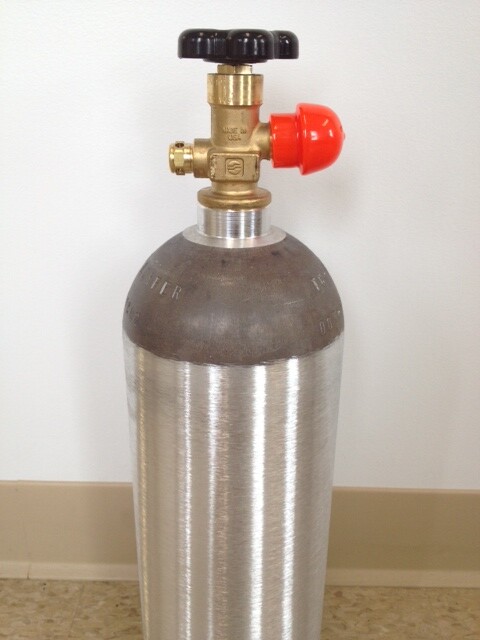 SCBA Cylinder Valve Thread Protector Cap Orange