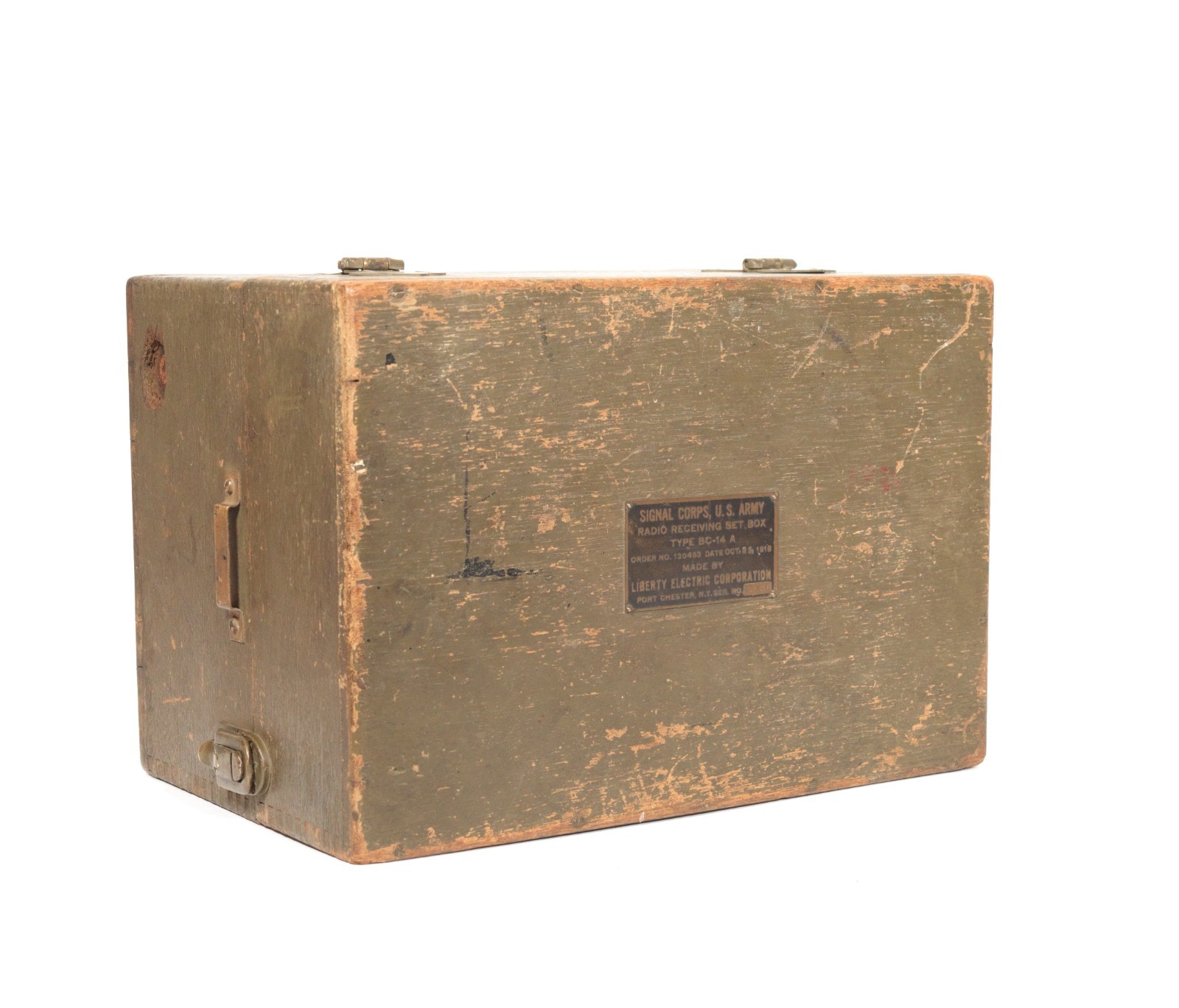 1918 BC-14A Signal Corps Radio * Historic WWI Trench Set w/Headphones * Works