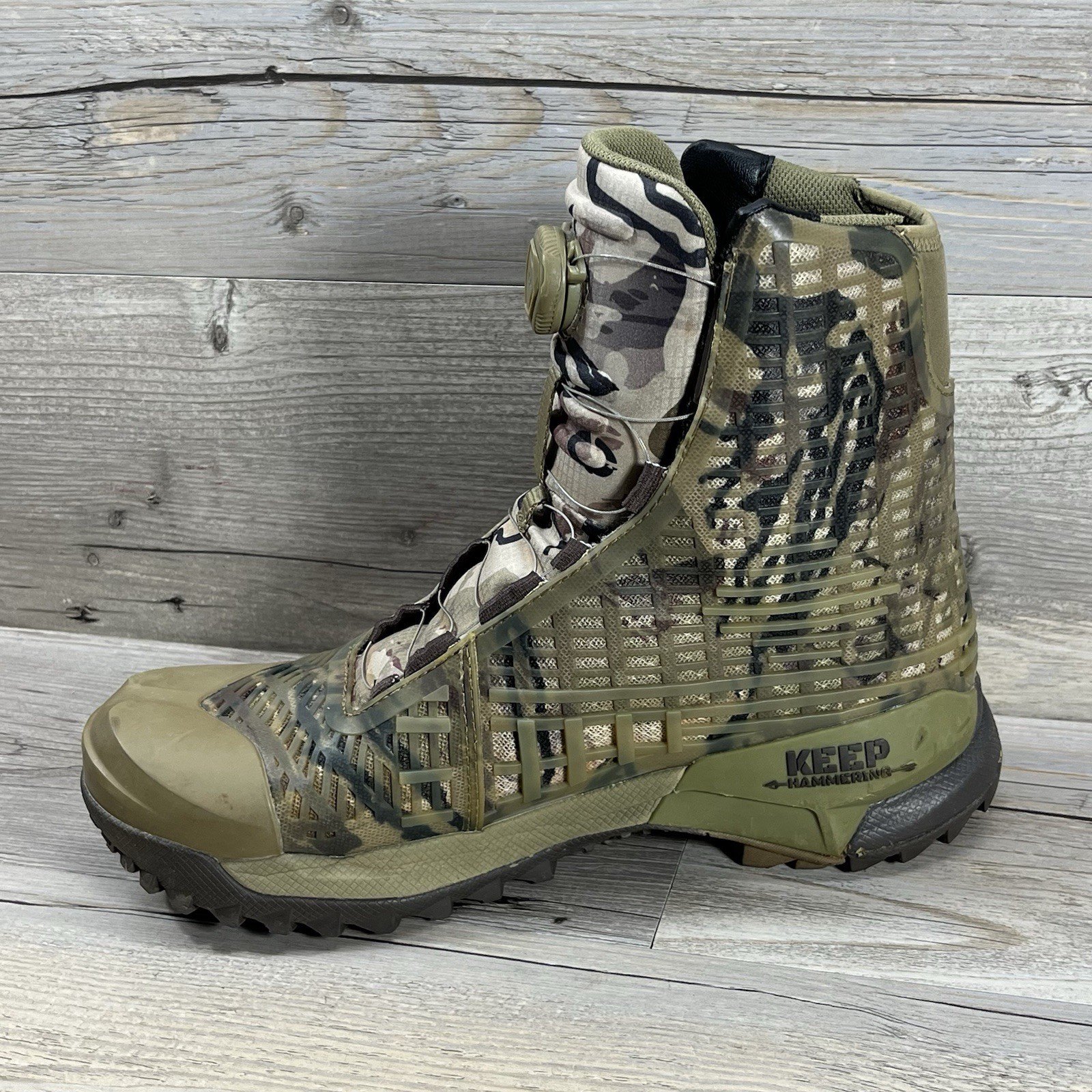 Under Armour Boots Men's 8.5 Cam Hanes CH1 Goretex Camo Hunting BOA Hiking