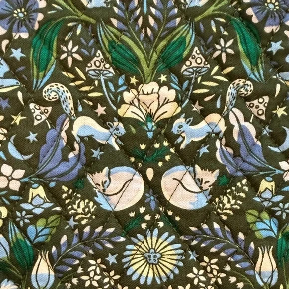 Vera Bradley Enchanted Woodland Laptop Bag NWT