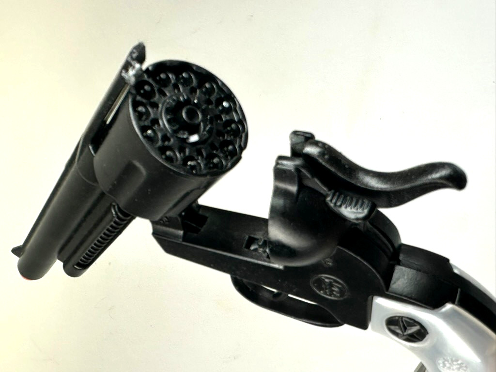 12 Shot PEACEMAKER Black-Pearl Grips Cap Gun Pistol Gun Capgun TOY Gonher Spain