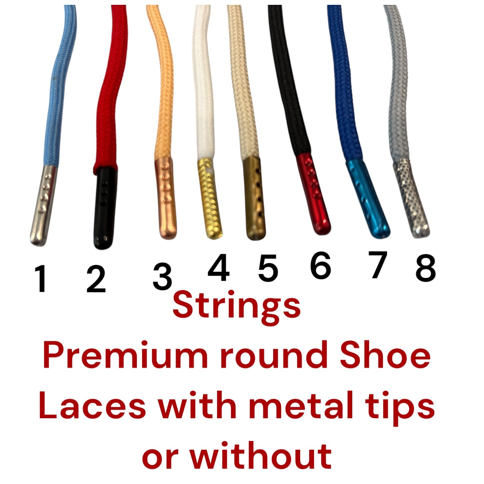 Strings Shoe Laces Premium Round