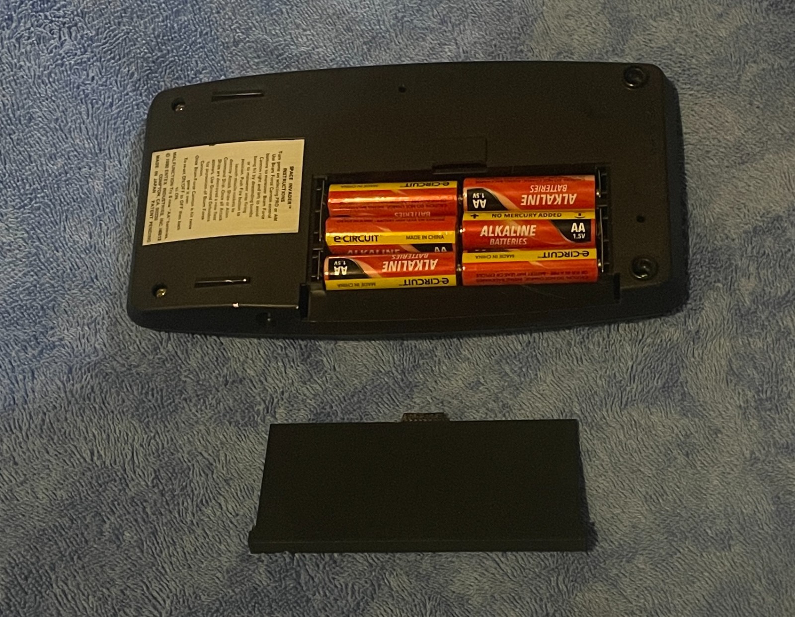Replacement Battery Cover for 1980 Entex Electronics SPACE INVADERS