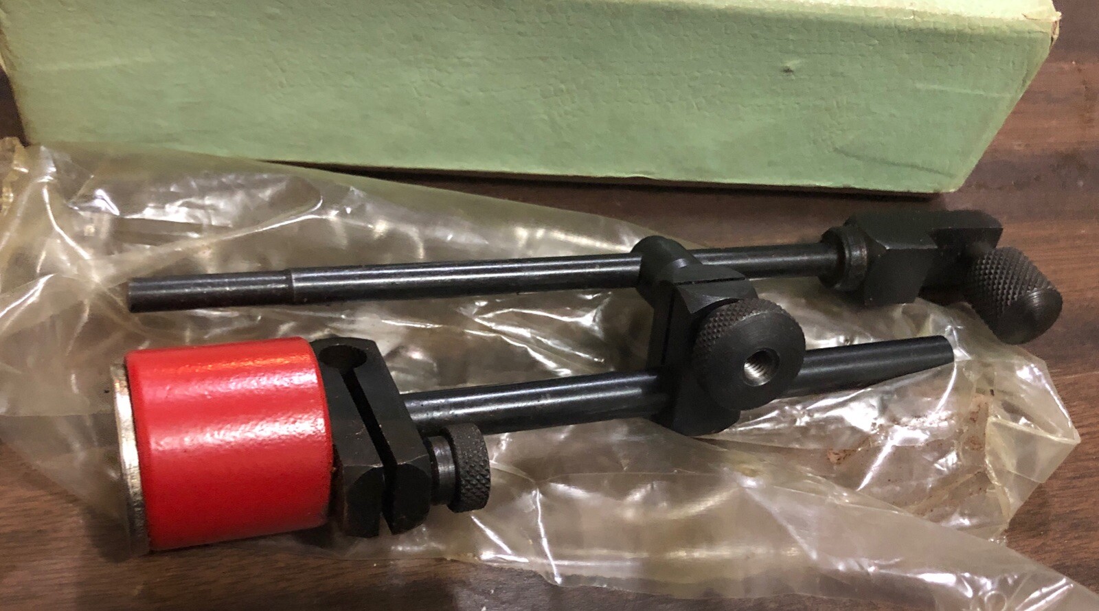 Enco Model No. 625 0385 Mini Magnetic Base Indicator Holder Vintage