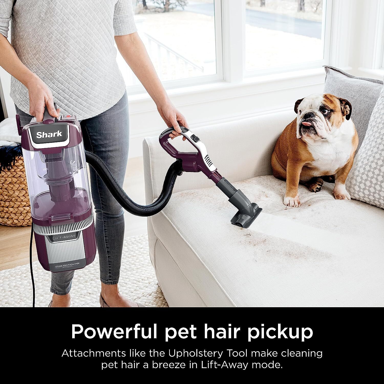 Shark Rotator Pet Lift-away Adv Upright Vacuum/duoclean Powerfins Hairpro/odor