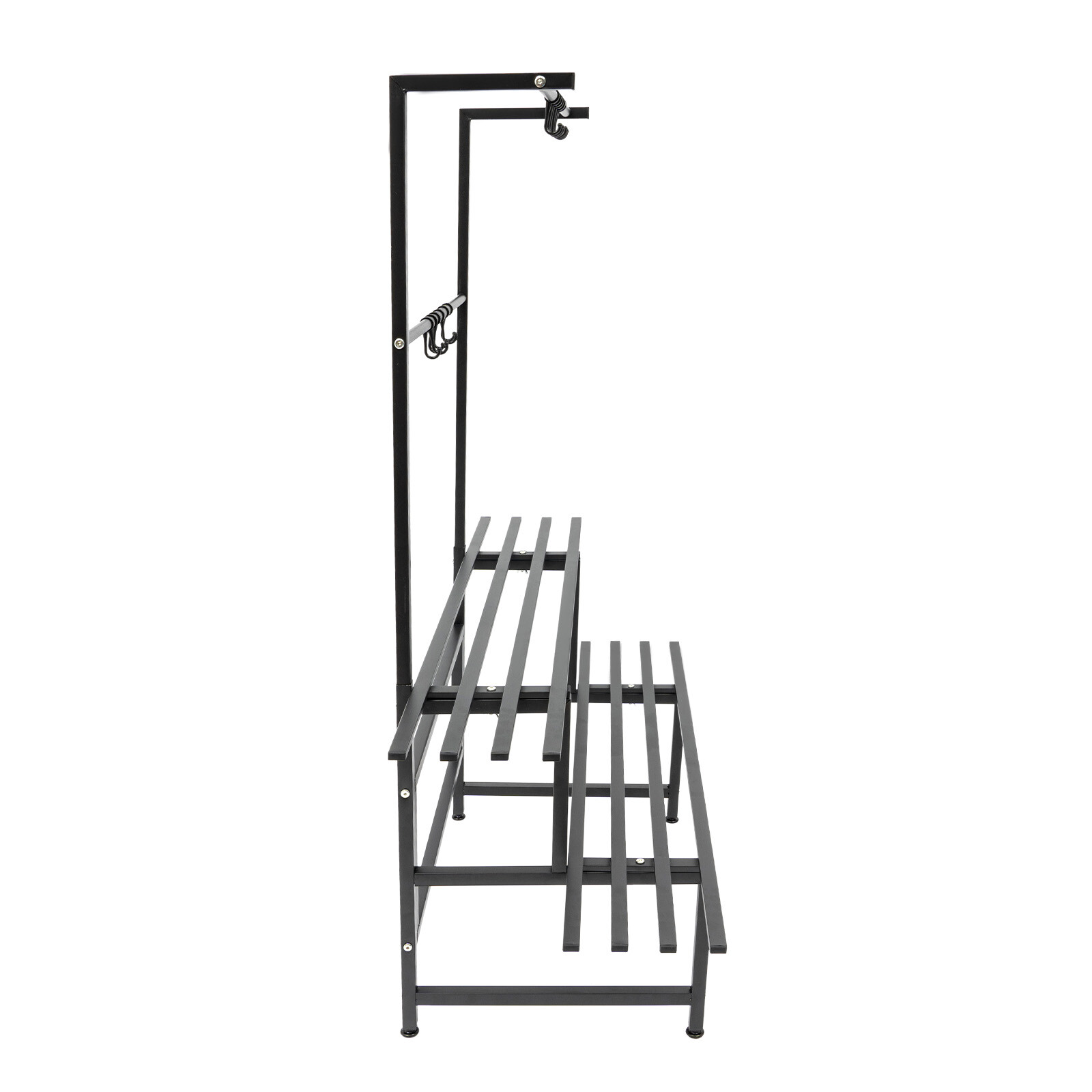 2 Shelves Plant Stand Carbon Steel Plant Holder Flower Pot Potted Holder Rack