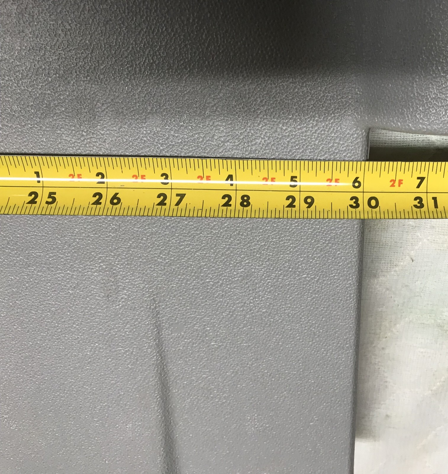 Rubbermaid Garage Storage Cabinet - Resin Plastic Gray - Replacement Rear Panel