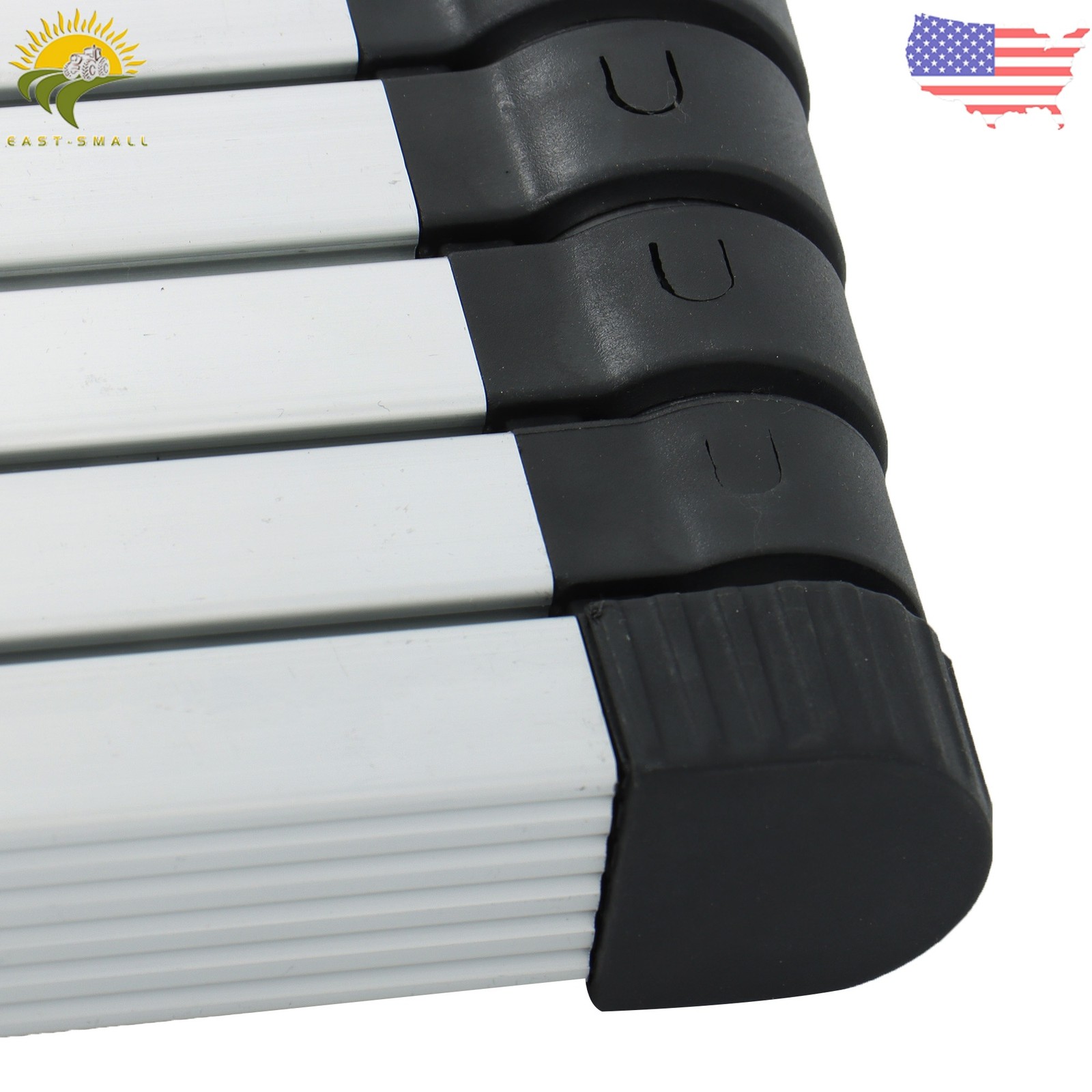 6.6 FT Extension Ladders, Aluminum Telescoping Lightweight Collapsible Ladders