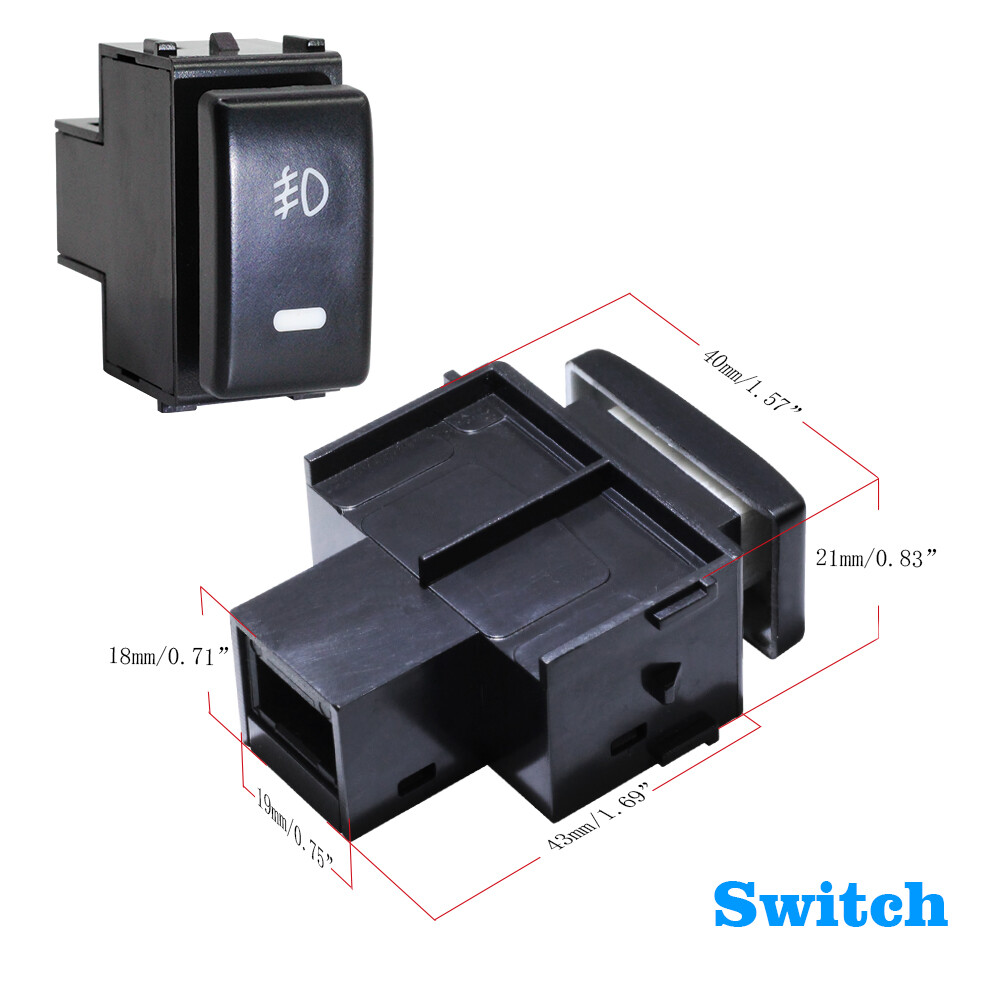 H10 H11 Fog Light Wiring Harness Socket Wire Connector Relay ON/Off Switch Kits