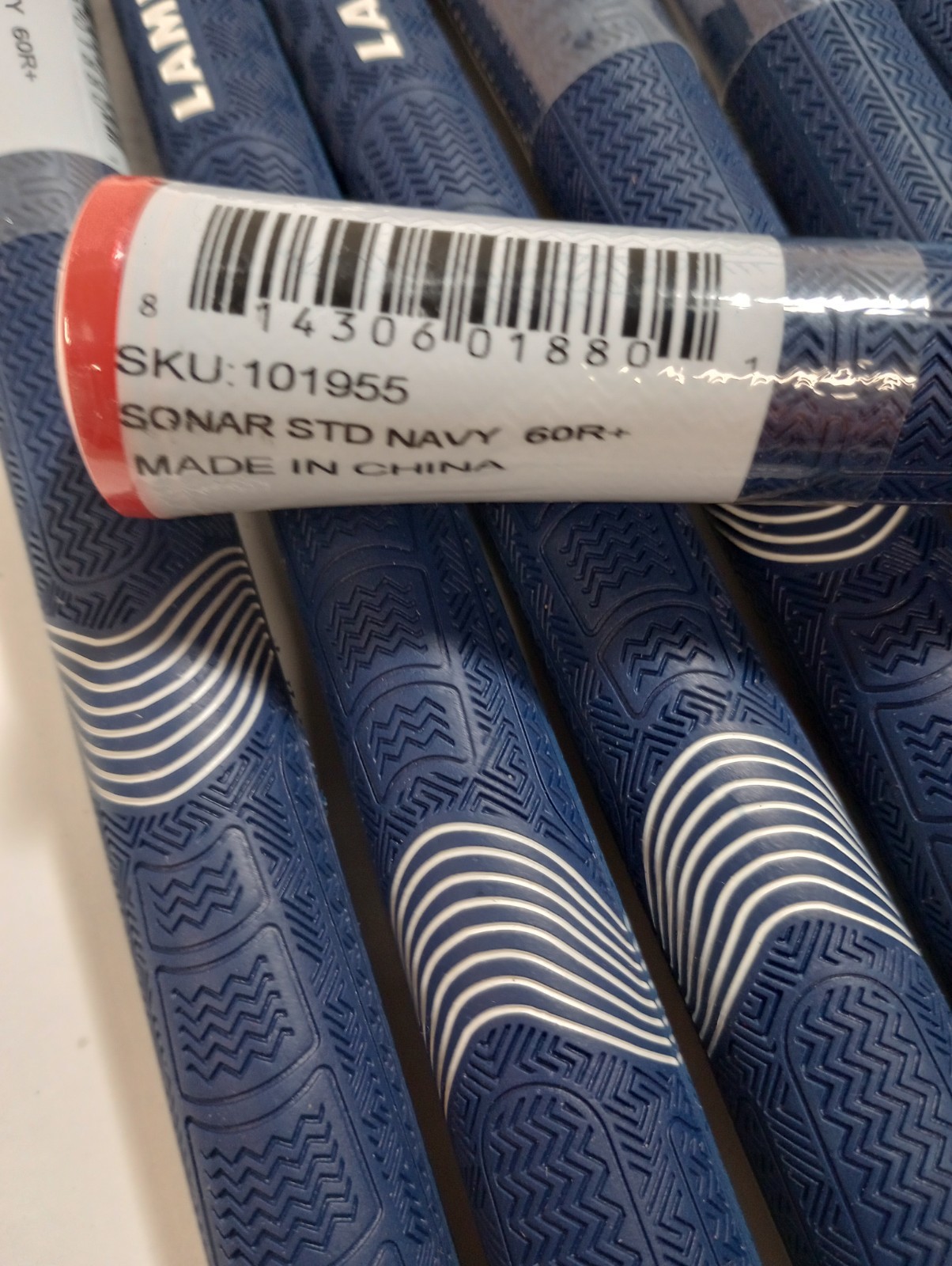 *CLOSE OUT* 8 Lamkin Standard Sonar+ Hero Golf Club Grips Navy Blue 60R+ 101955