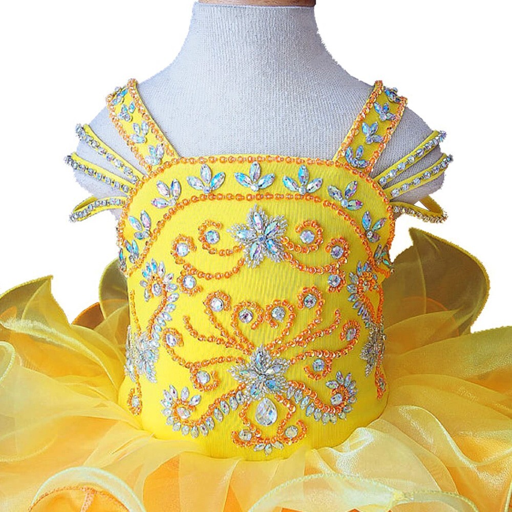 Jenniferwu New Born Baby Girls Short Cupcake Pageant Dresses Princess Dress