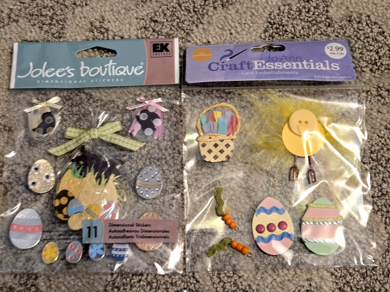 Holiday Sticker Lot Jolee's Christmas, Valentine's, Easter, Halloween, +++ NEW