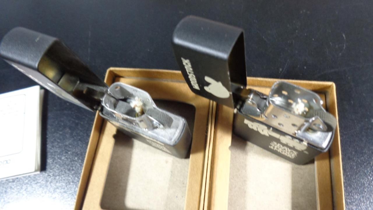 2 WOODSTOCK 94 UNFIRED MINT IN BOX ZIPPO FULL SIZE LIGHTERS 2 & 3 DAYS 302/1000