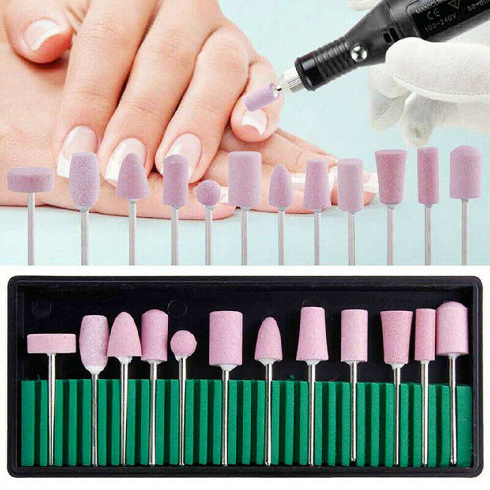 Toe Nail Grinder For Thick Toenails Set Manicure Pedicure Professional SelfVGzm
