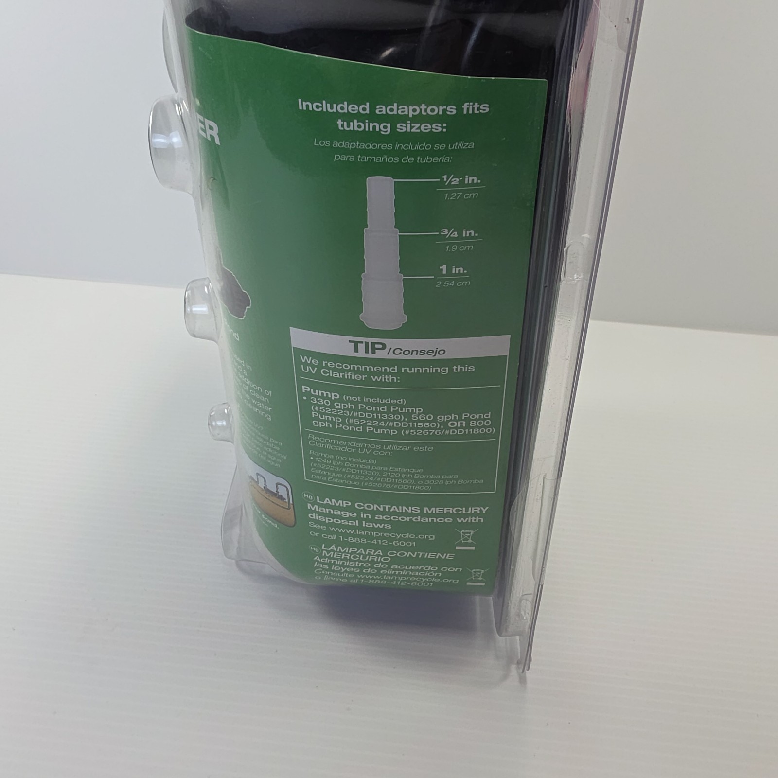 TotalPond 9W UV Pond Clarifier New 52301 Algae Sterilizer Water Cleaner 800 Gal