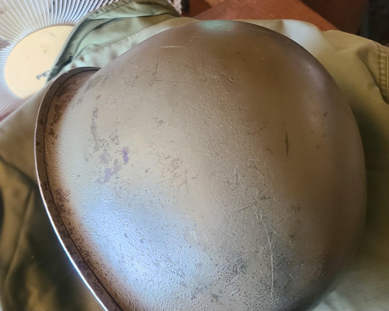 WW2 Fixed Bale Helmet - Original Relic - 220A Early War