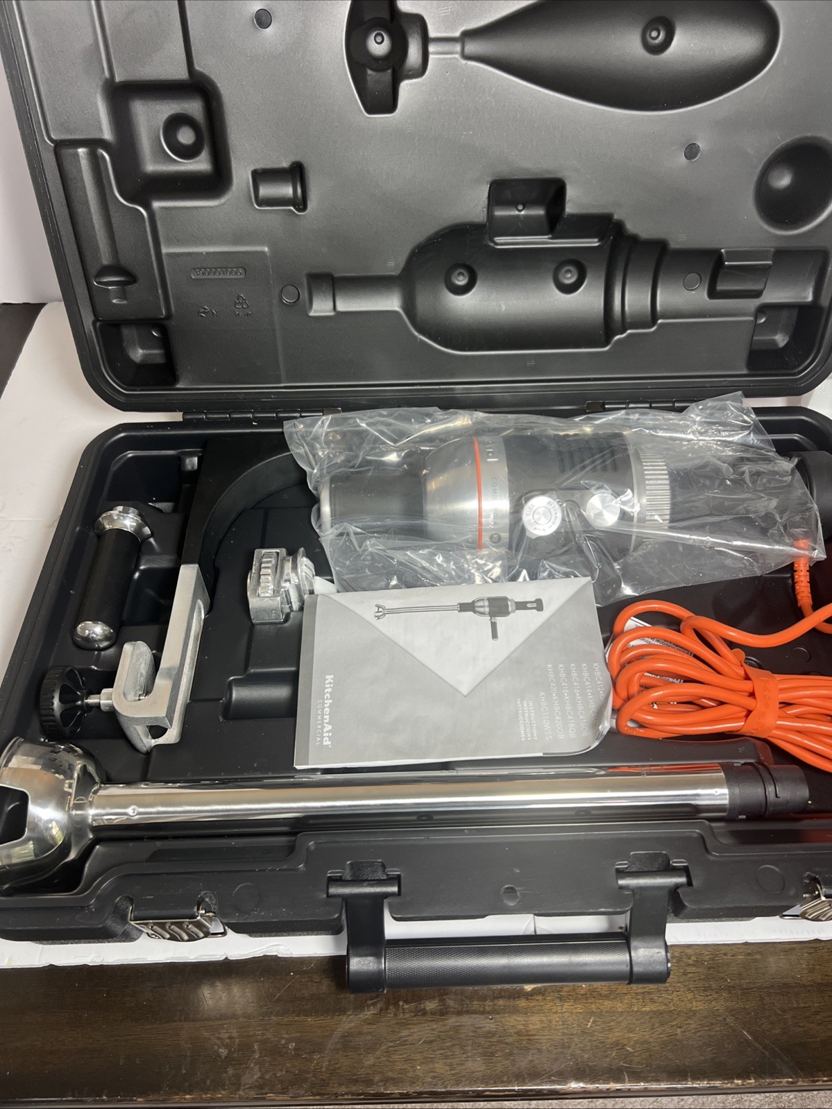 KitchenAid 1HP Commercial Immersion Blender KHBC416OB 16” Heavy Duty NSF